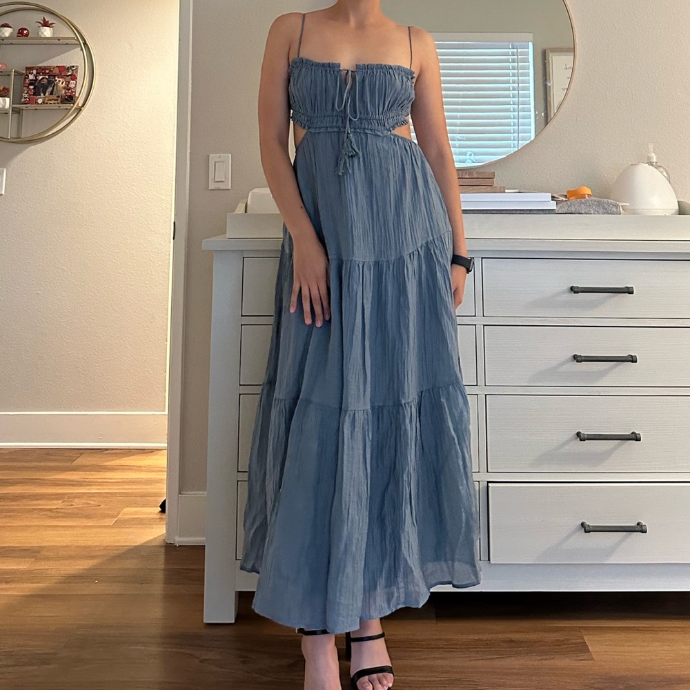 Blue dress